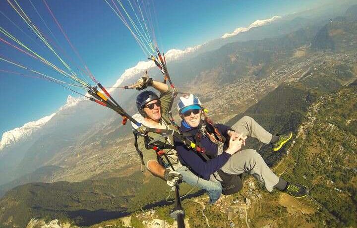 Paragliding in Pokhara, paragliding, nepal